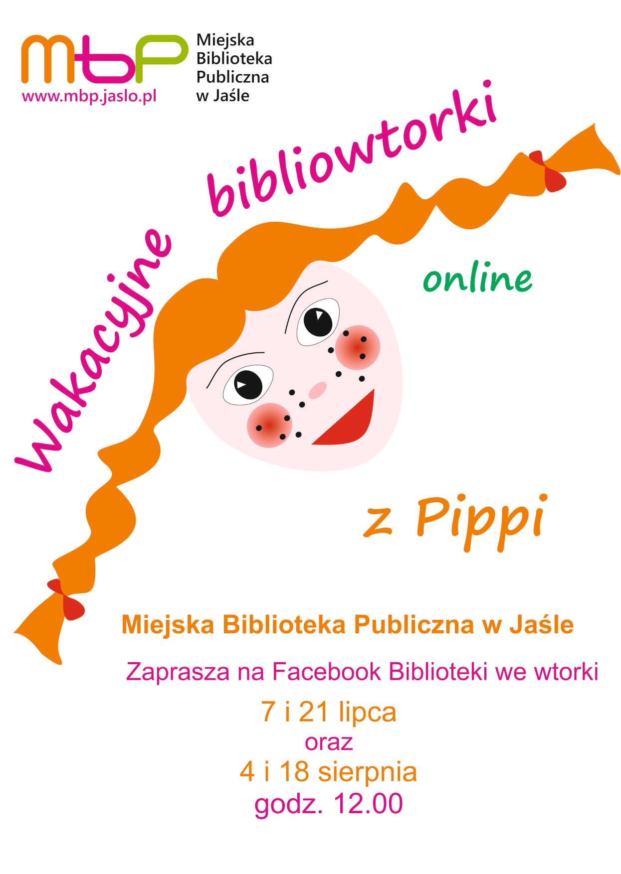 Wakacyjne bibliowtorki z Pippi