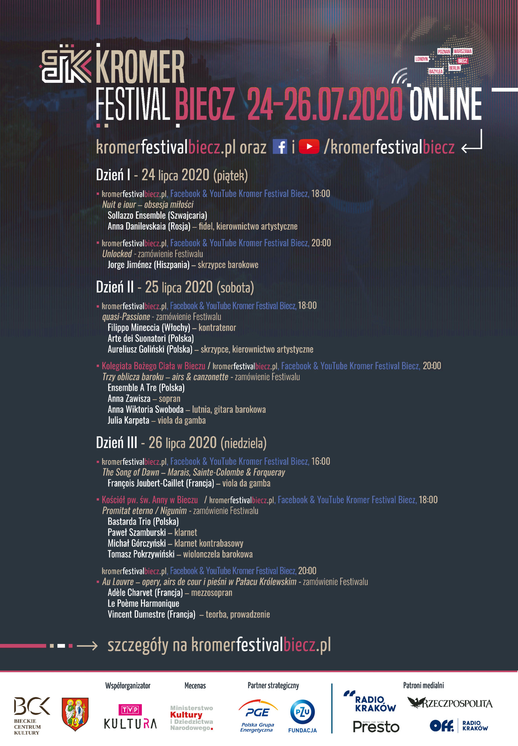 Plakat Kromer festiwal online