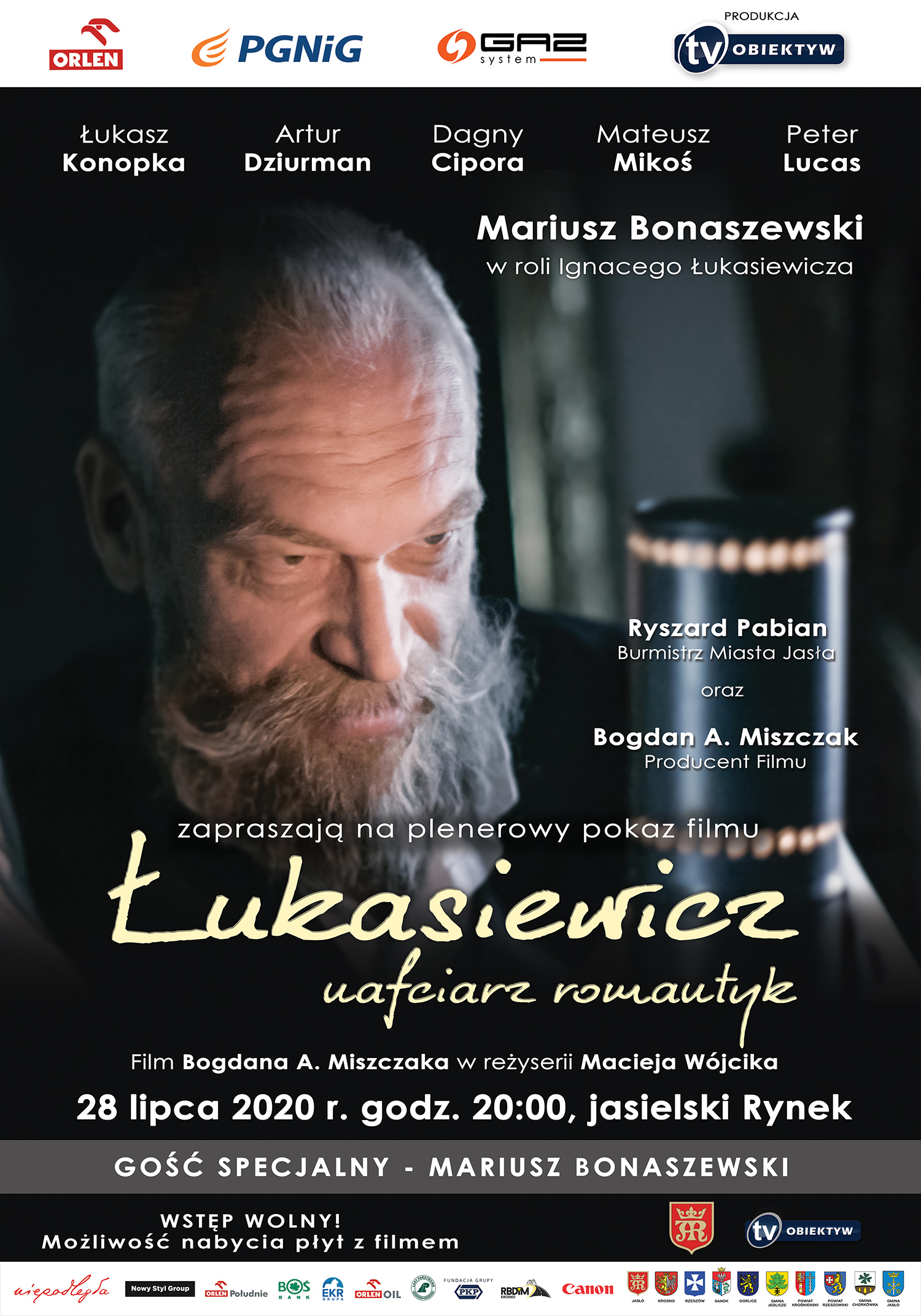 Plakat filmu Łukasiewicz nafciarz romantyk