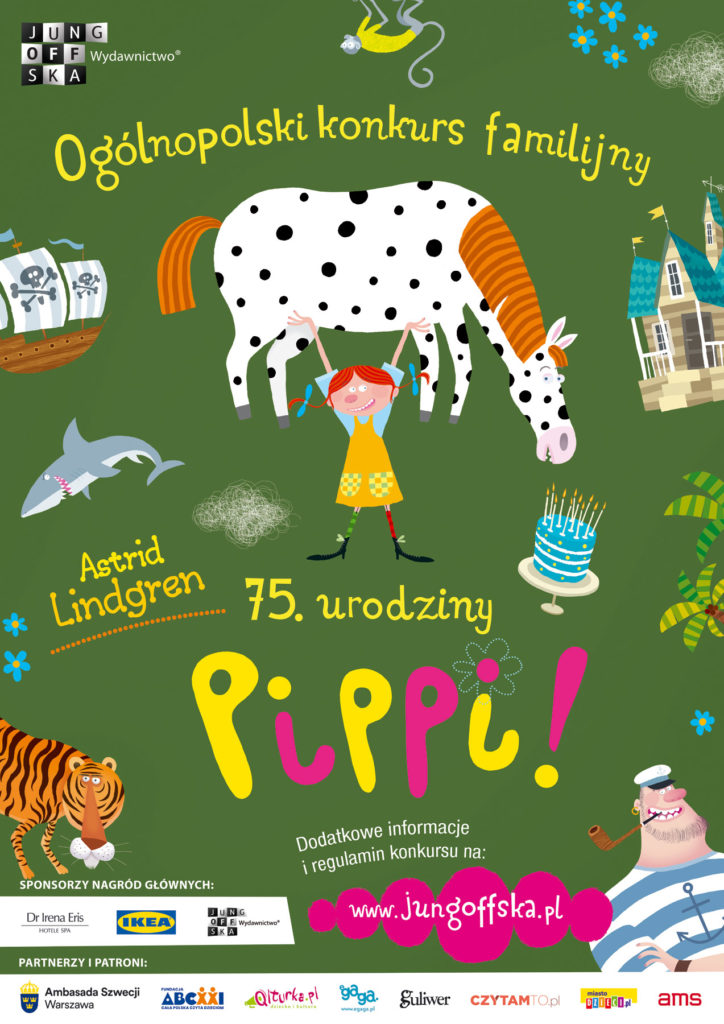 Konkurs dla dzieci 75 urodziny Pippi