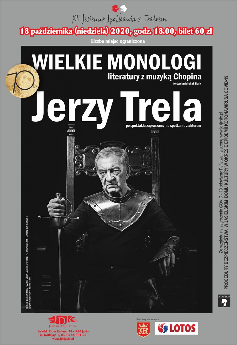 Spektakl Wielkie monologi Jerzy Trela